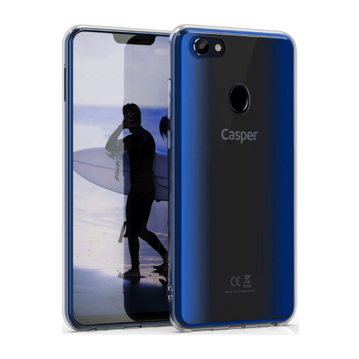 Newface Casper Via G3 Kılıf Lüx Şeffaf Silikon — görsel 3