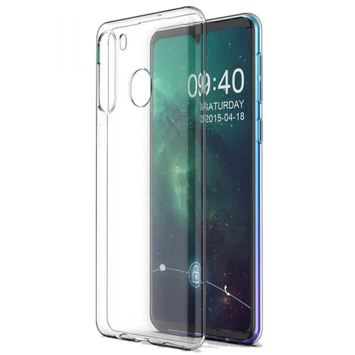 Newface Samsung Galaxy A11 Kılıf Lüx Şeffaf Silikon — görsel 2