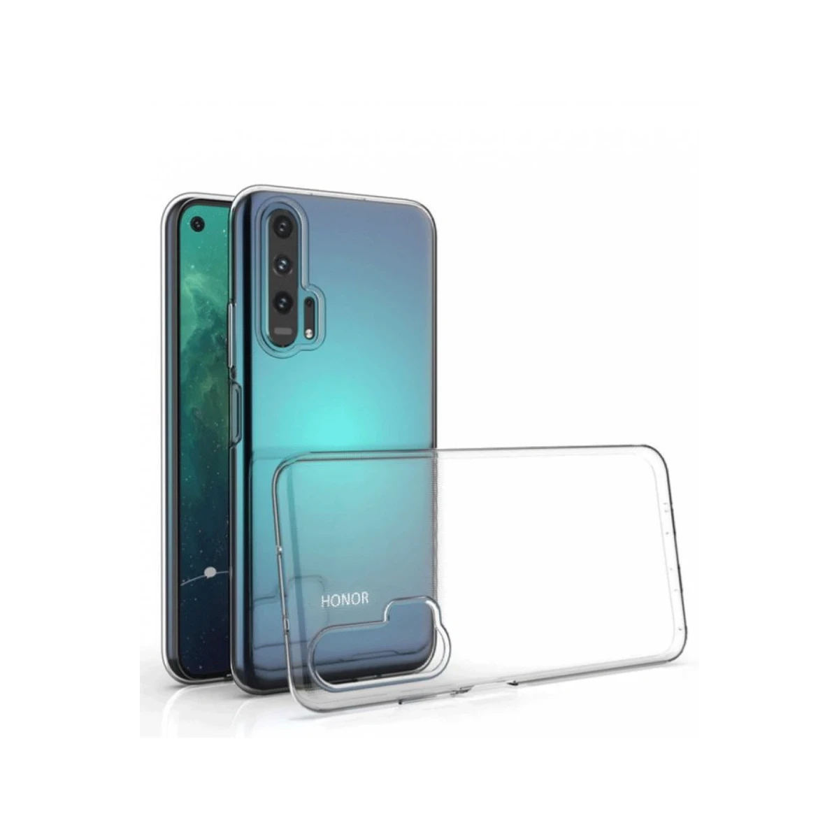 Newface Huawei Honor 20 Kılıf Lüx Şeffaf Silikon — görsel 4