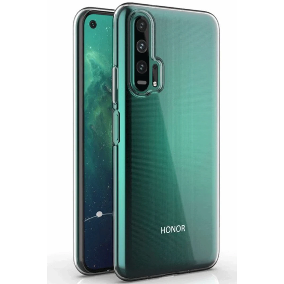 Newface Huawei Honor 20 Kılıf Lüx Şeffaf Silikon — görsel 5