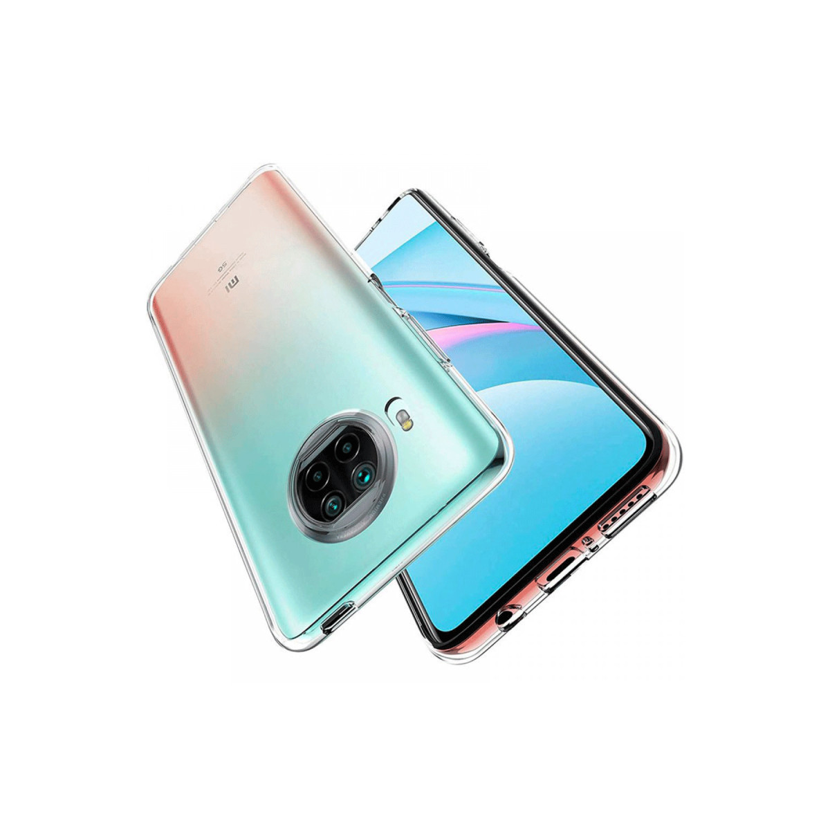 Newface Xiaomi Mi 10T Lite Kılıf Lüx Şeffaf Silikon — görsel 6