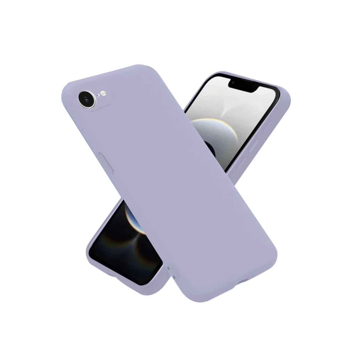 Newface Apple iPhone 16E Kılıf Nano içi Kadife Silikon - Lila