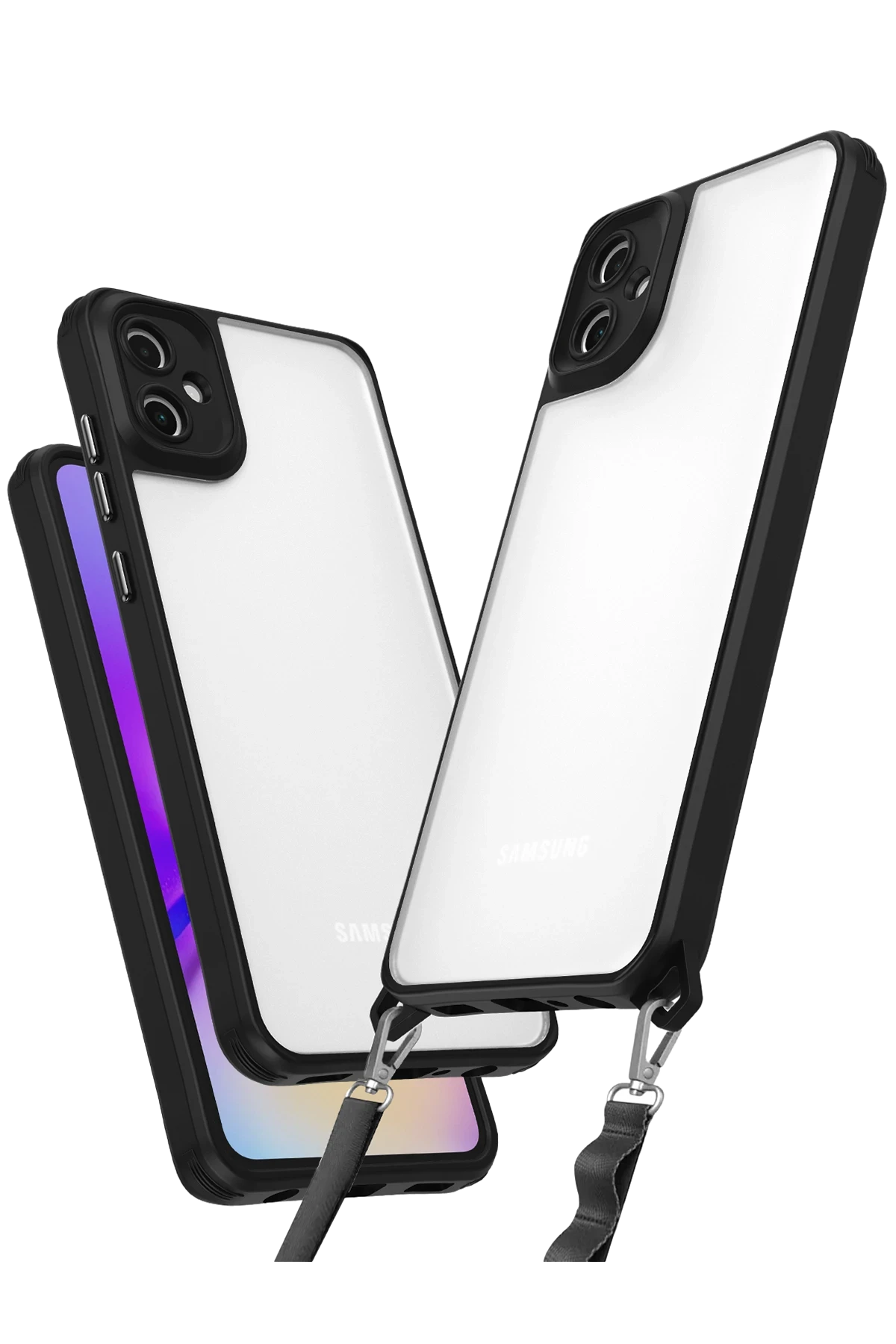 Newface Samsung Galaxy A06 Kılıf Penta Silikon Kılıf - Siyah
