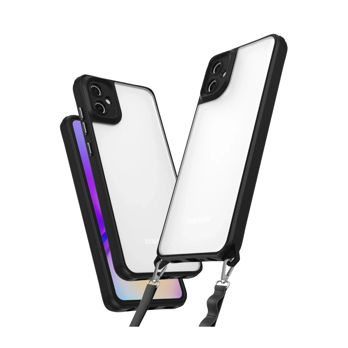 Newface Samsung Galaxy A06 Kılıf Penta Silikon Kılıf - Siyah — görsel 4
