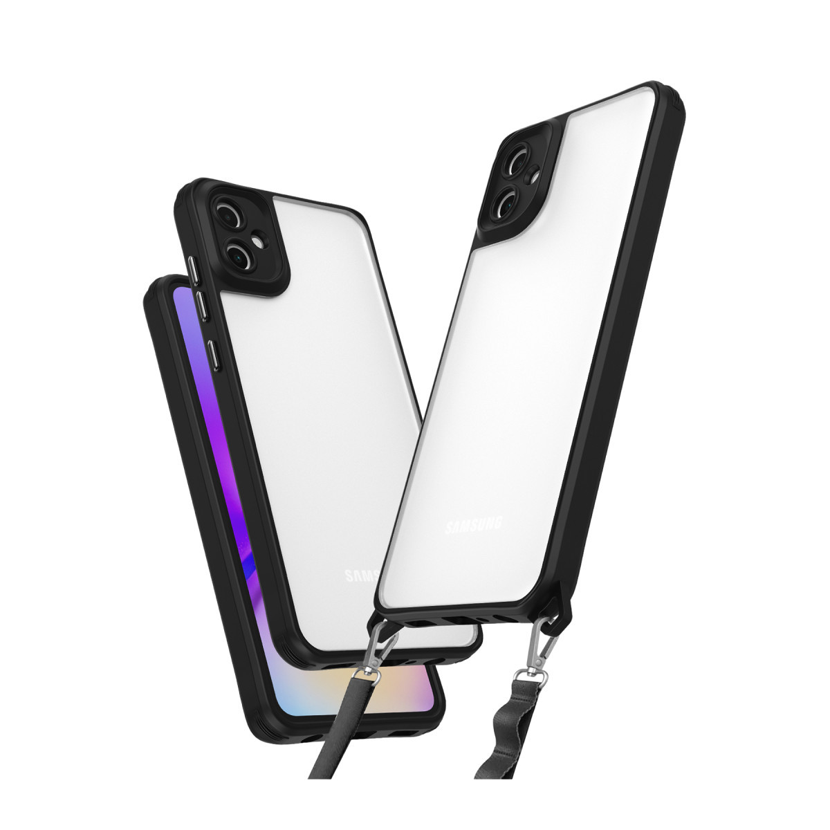 Newface Samsung Galaxy A06 Kılıf Penta Silikon Kılıf - Siyah — görsel 7