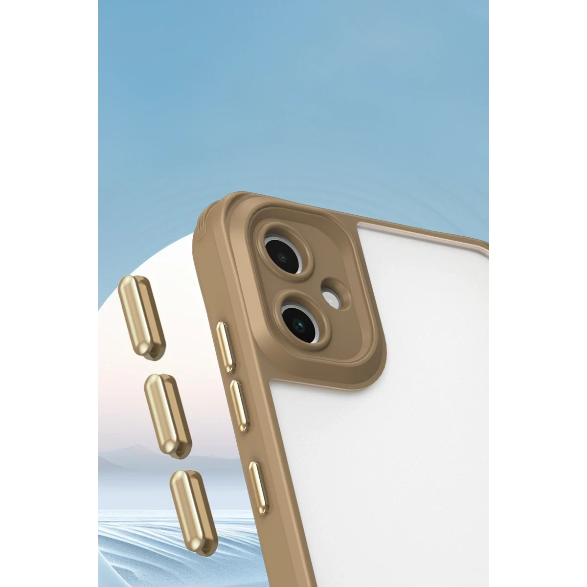 Newface Samsung Galaxy A06 Kılıf Penta Silikon Kılıf - Siyah — görsel 5