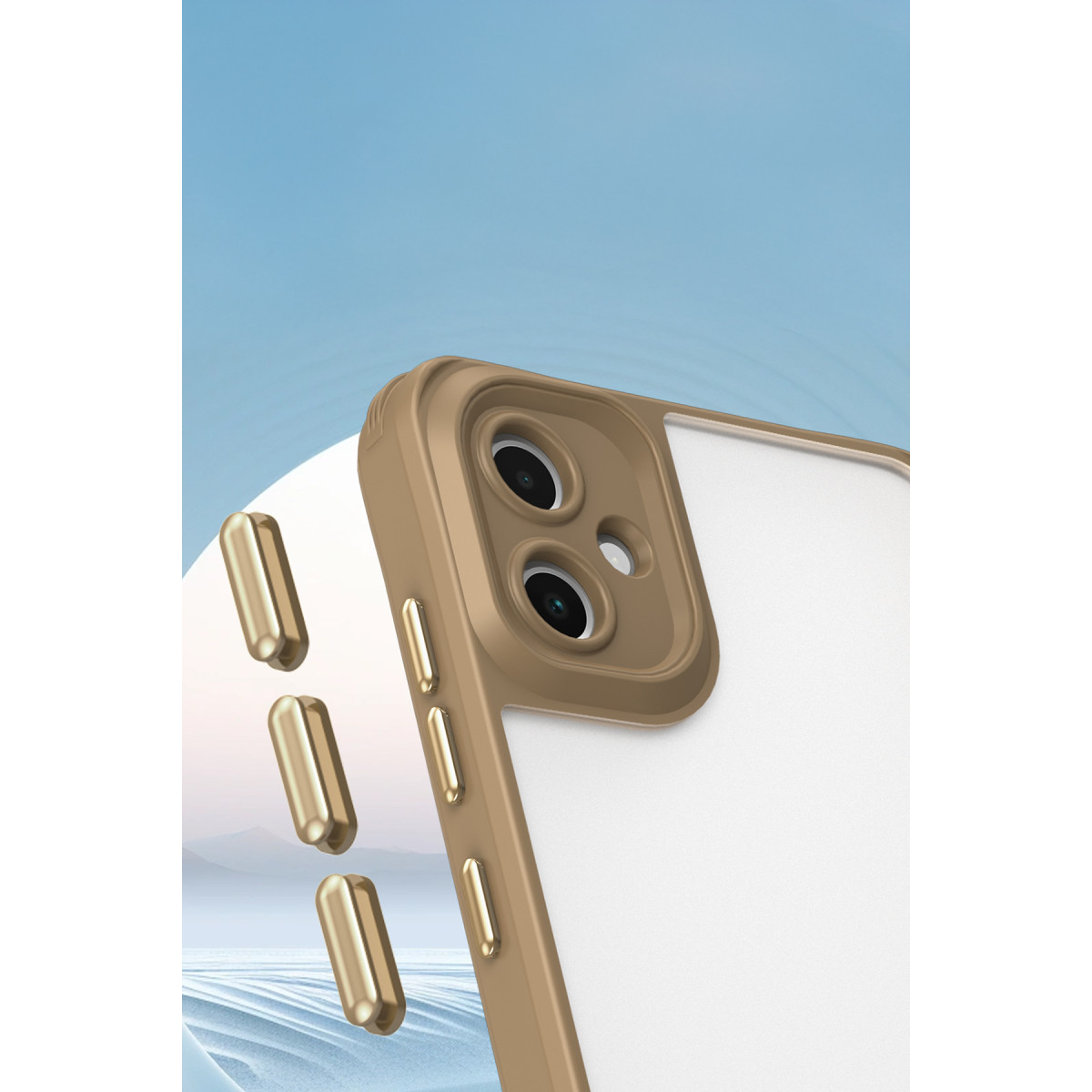 Newface Samsung Galaxy A06 Kılıf Penta Silikon Kılıf - Siyah — görsel 8