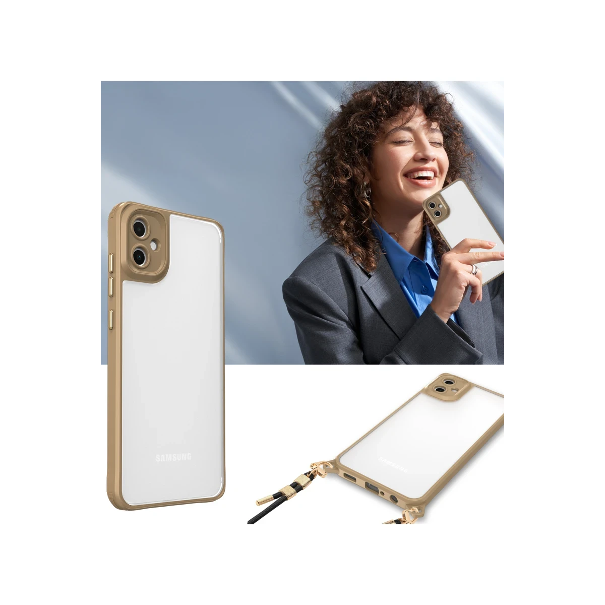 Newface Samsung Galaxy A06 Kılıf Penta Silikon Kılıf - Siyah — görsel 6