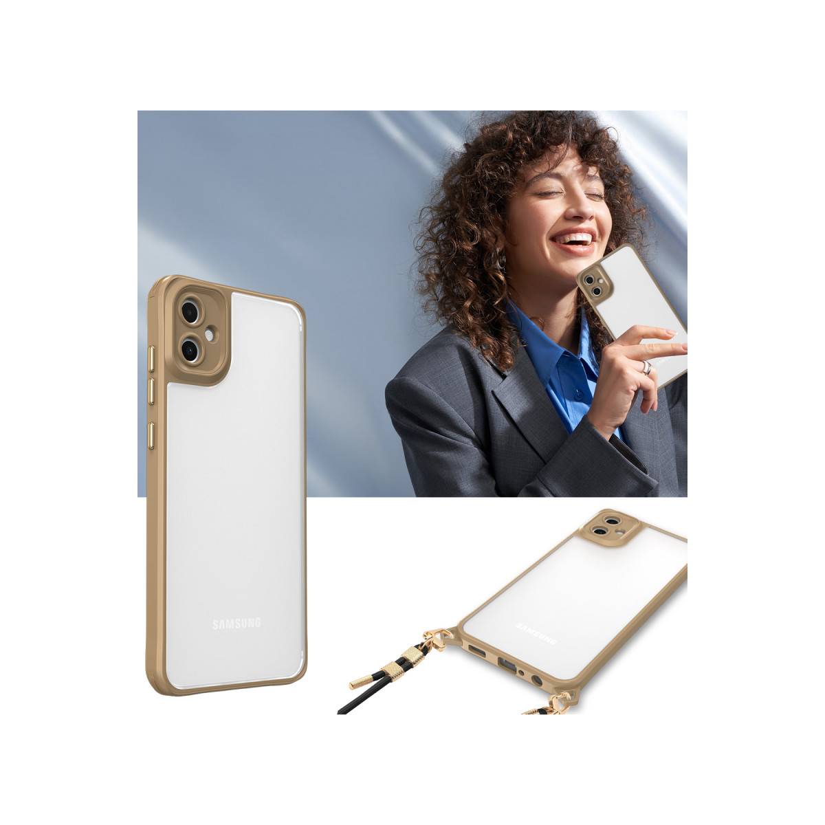 Newface Samsung Galaxy A06 Kılıf Penta Silikon Kılıf - Siyah — görsel 9