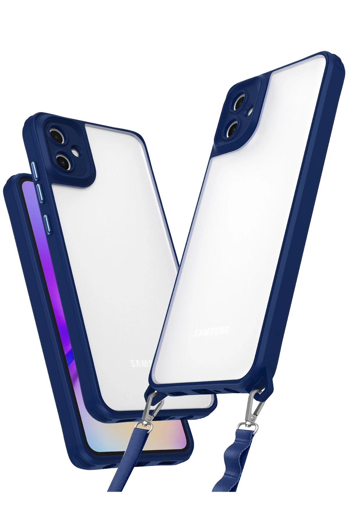 Newface Samsung Galaxy A06 Kılıf Penta Silikon Kılıf - Lacivert