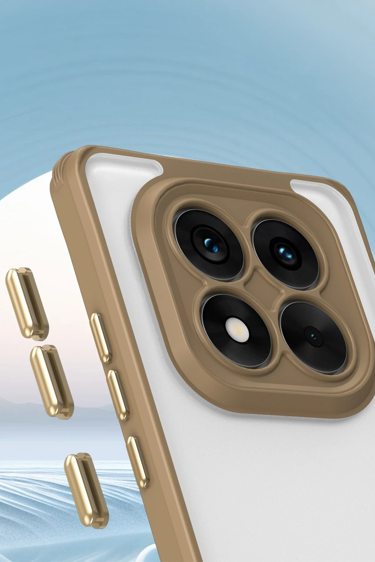 Newface Xiaomi Redmi Note 14 Pro Plus Kılıf Penta Silikon Kılıf - Siyah