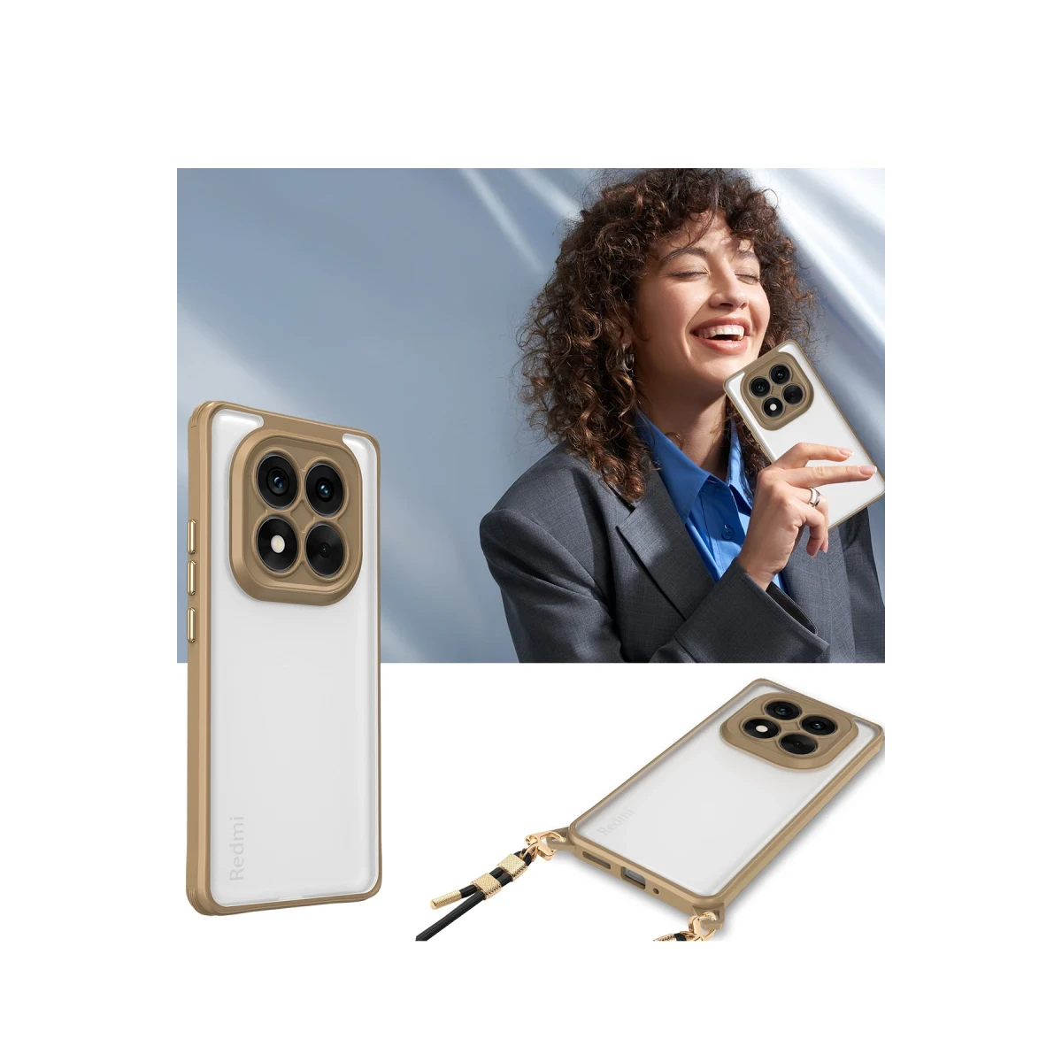 Newface Xiaomi Redmi Note 14 Pro Plus Kılıf Penta Silikon Kılıf - Siyah — görsel 6