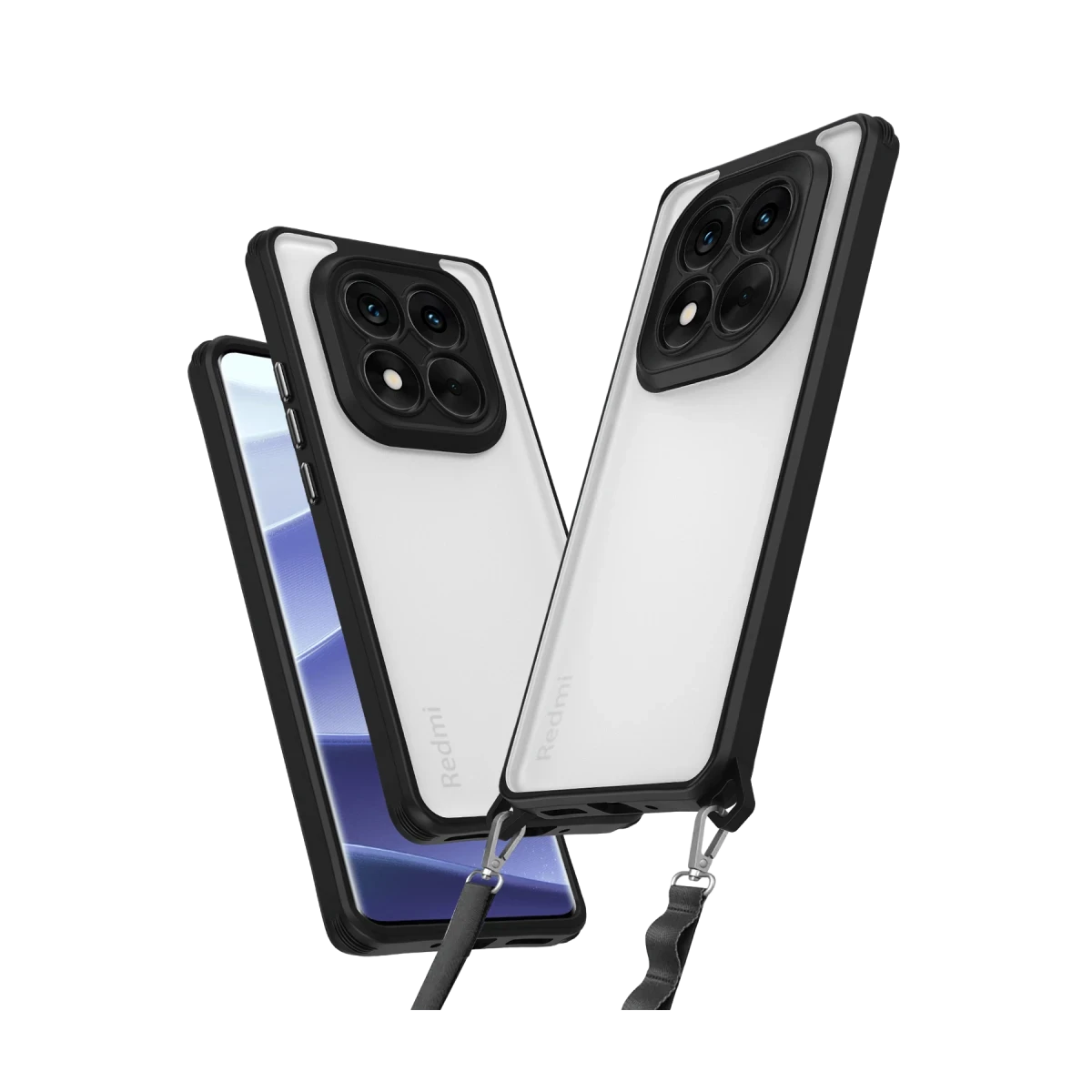 Newface Xiaomi Redmi Note 14 Pro 5G Kılıf Penta Silikon Kılıf - Siyah — görsel 5