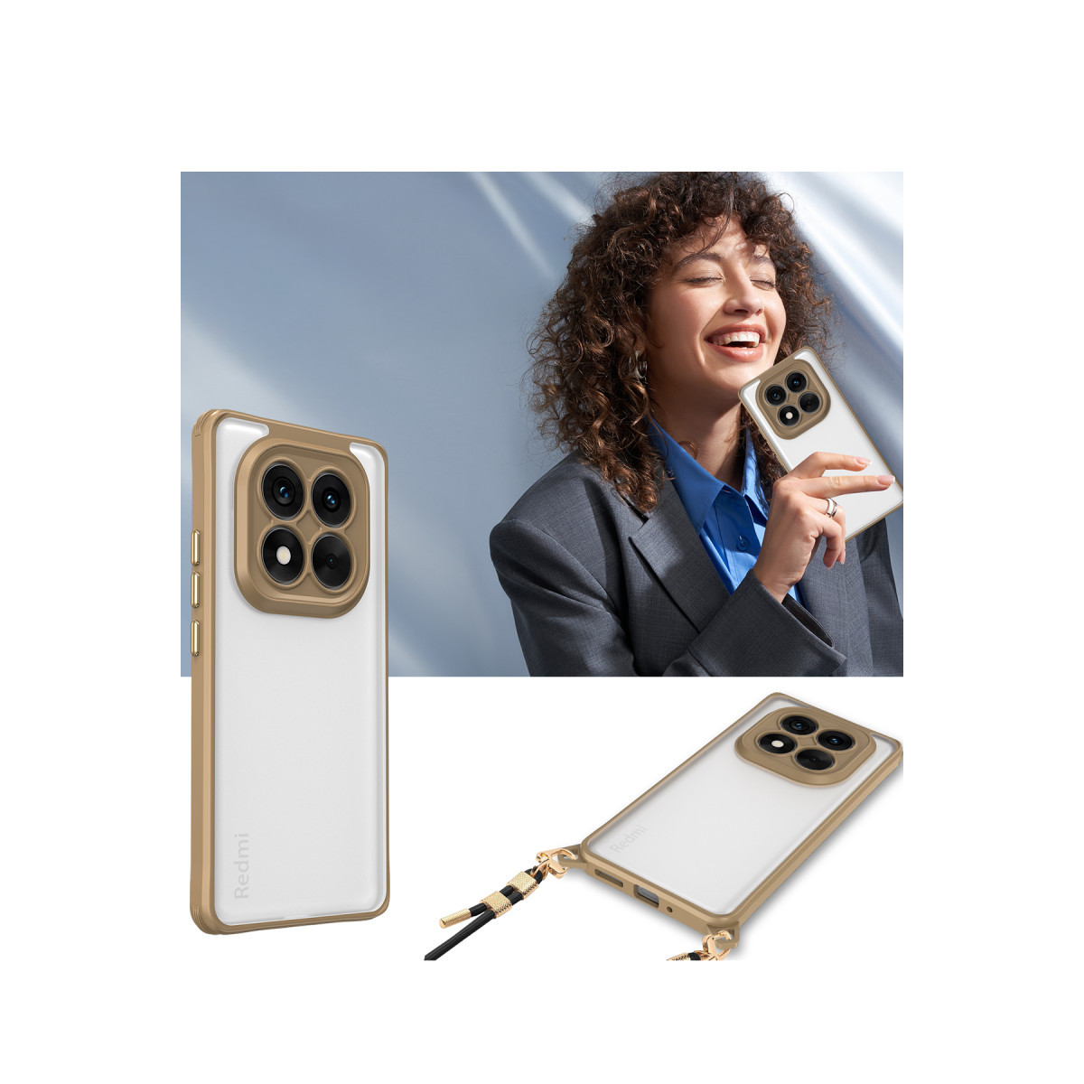 Newface Xiaomi Redmi Note 14 Pro 5G Kılıf Penta Silikon Kılıf - Siyah — görsel 10