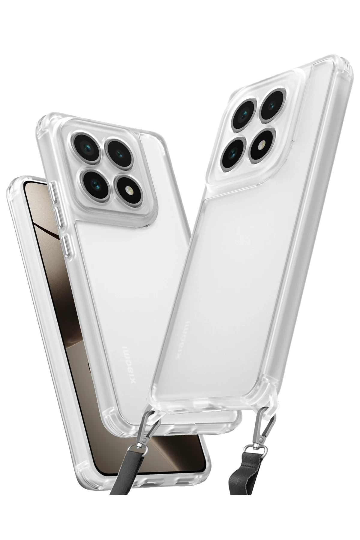 Newface Xiaomi Mi 14T Pro Kılıf Penta Silikon Kılıf - Şeffaf