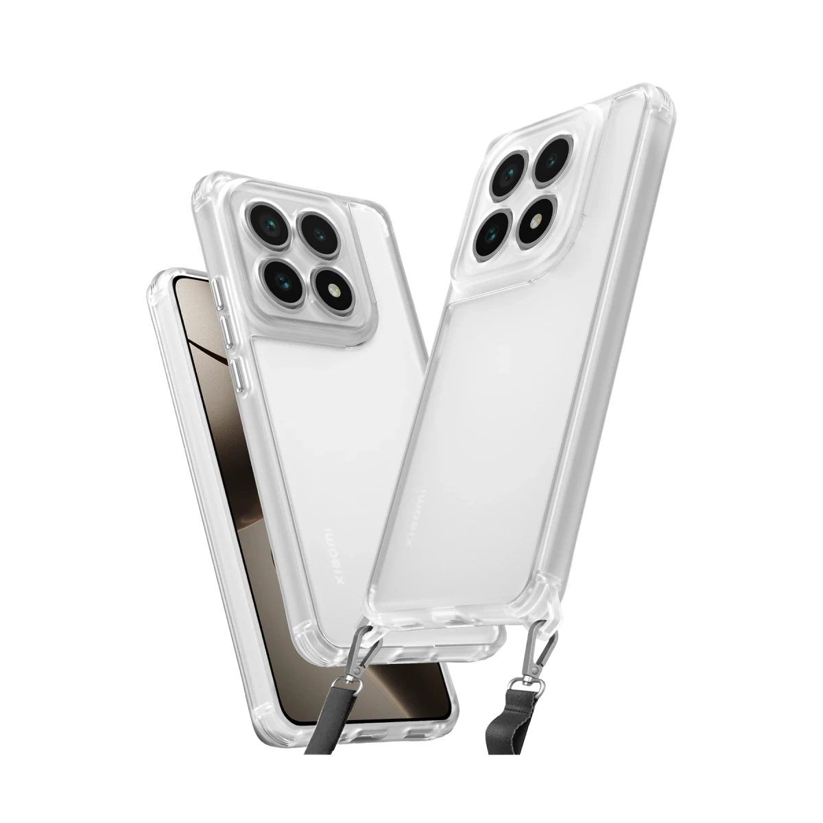 Newface Xiaomi Mi 14T Pro Kılıf Penta Silikon Kılıf - Şeffaf