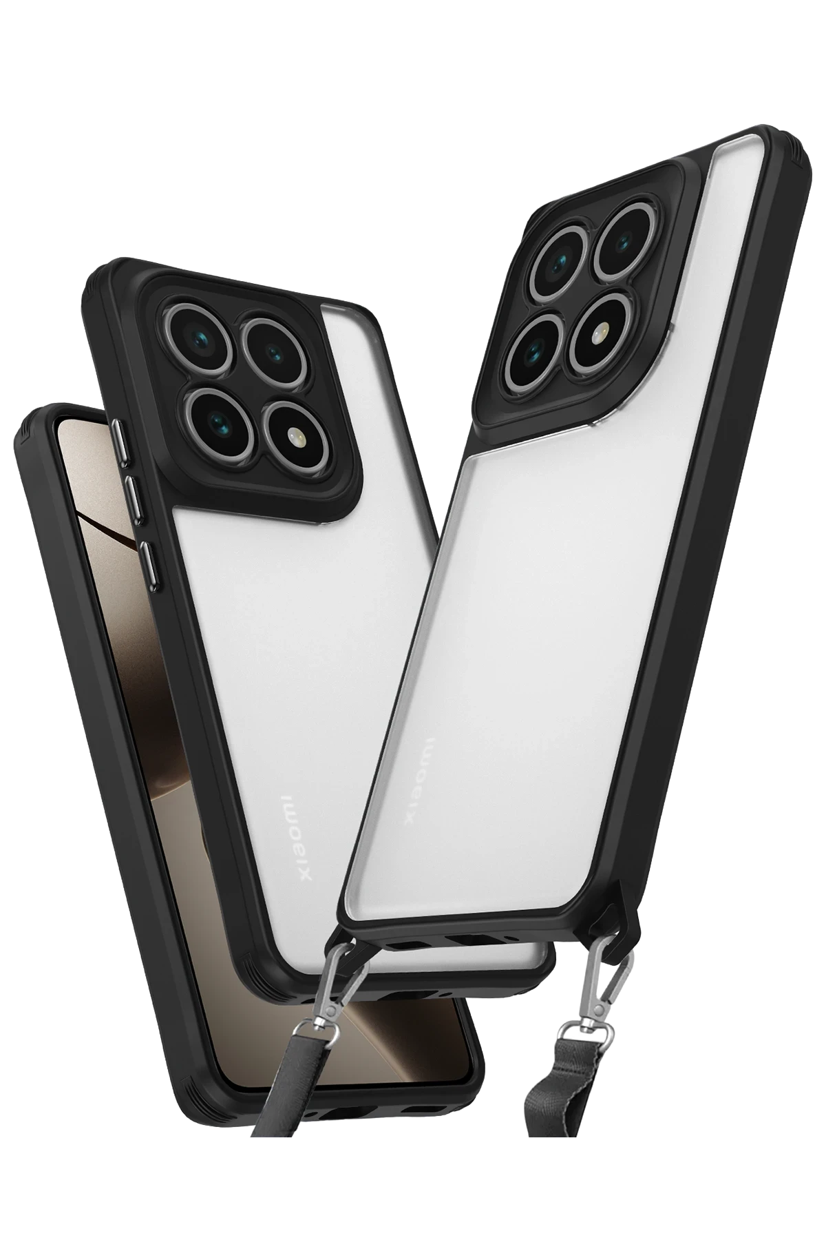Newface Xiaomi Mi 14T Pro Kılıf Penta Silikon Kılıf - Siyah