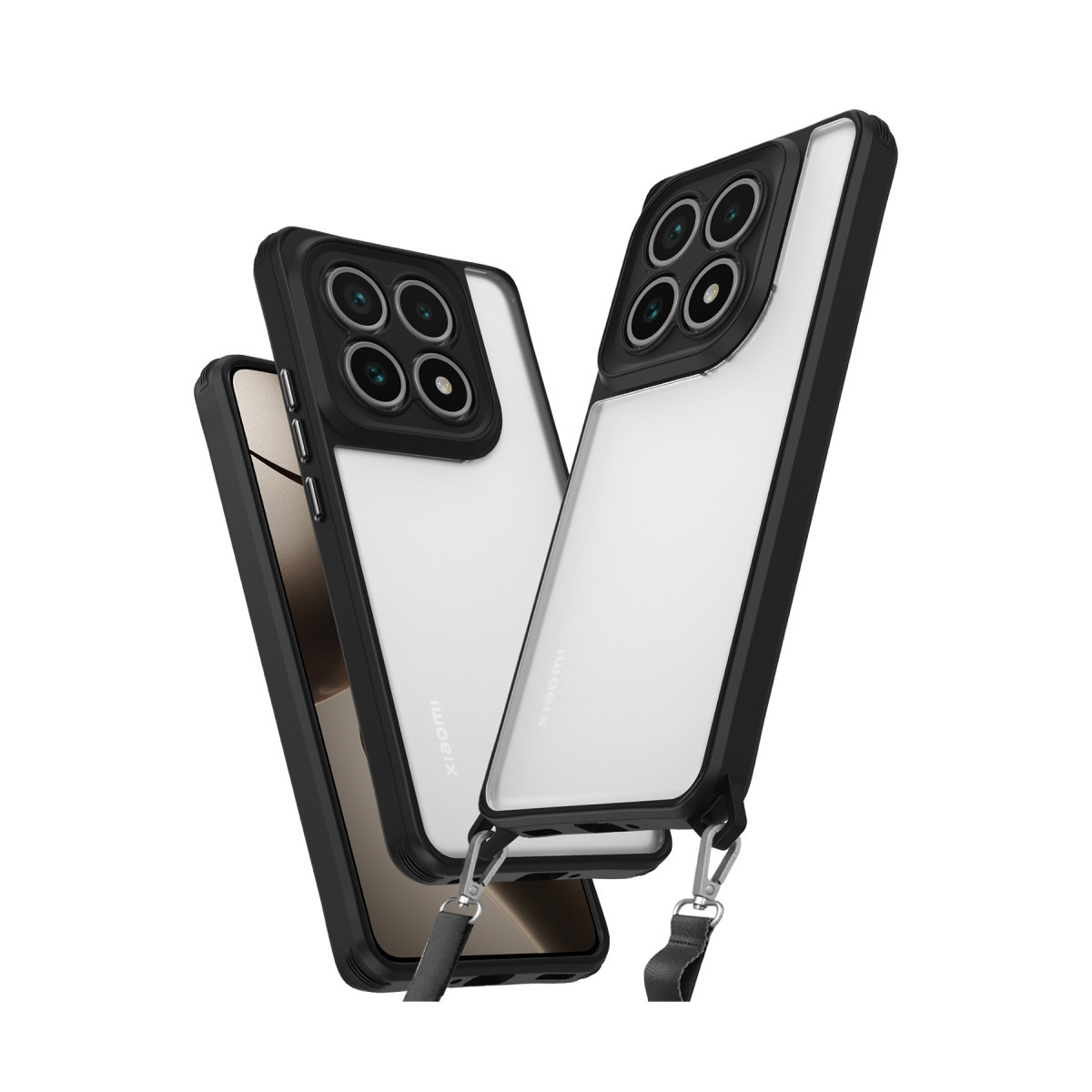 Newface Xiaomi Mi 14T Pro Kılıf Penta Silikon Kılıf - Siyah — görsel 7