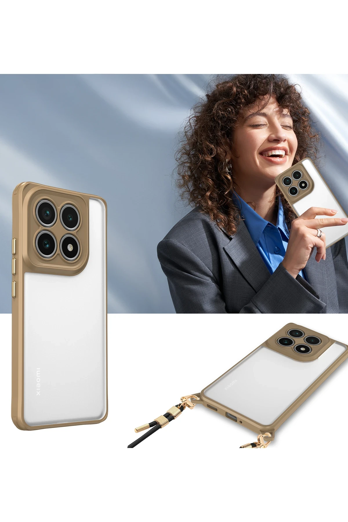 Newface Xiaomi Mi 14T Kılıf Penta Silikon Kılıf - Siyah