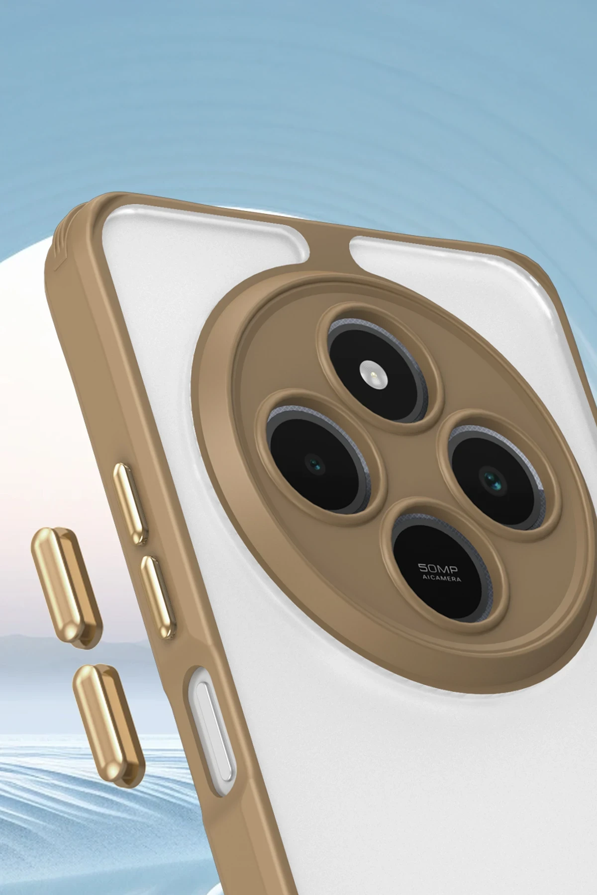 Newface Xiaomi Redmi 14C Kılıf Penta Silikon Kılıf - Siyah