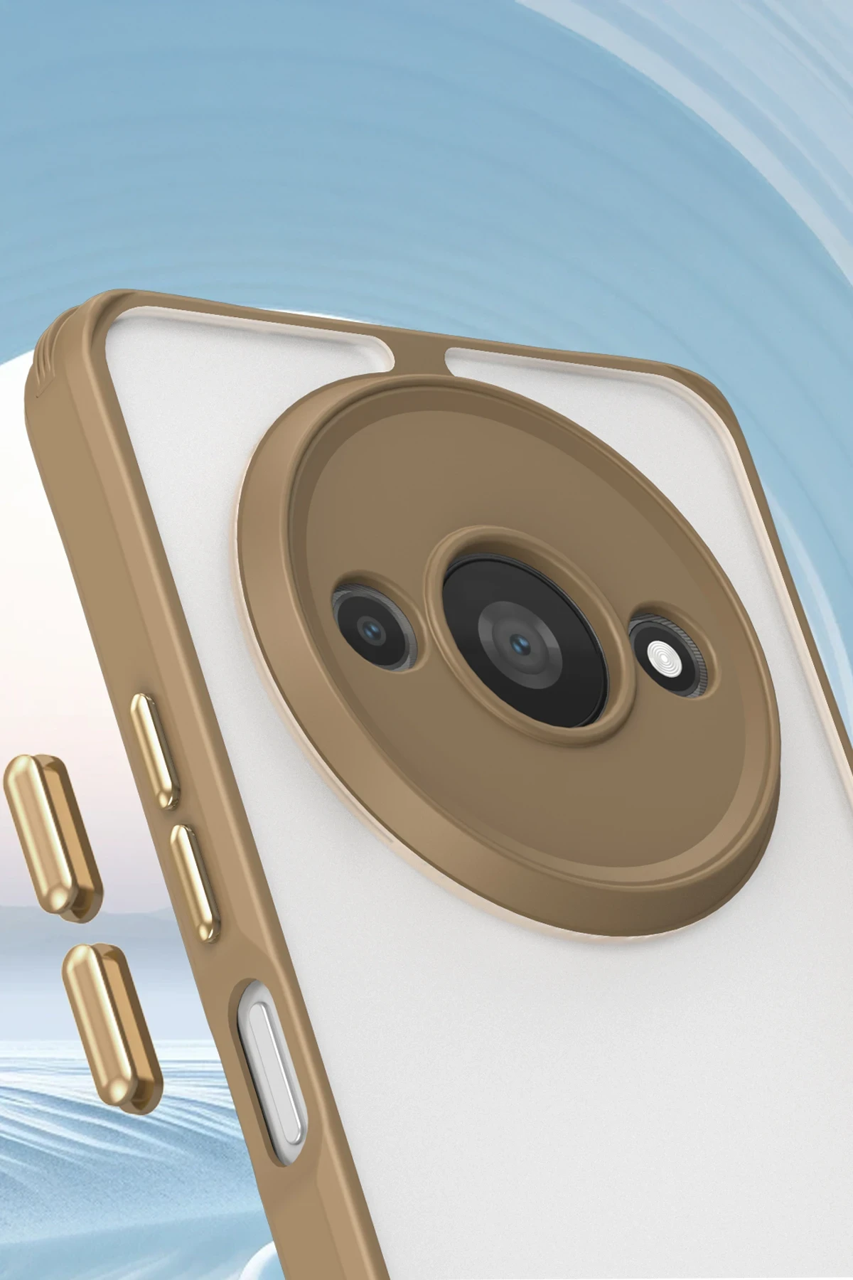 Newface Xiaomi Redmi A3 4G Kılıf Penta Silikon Kılıf - Siyah