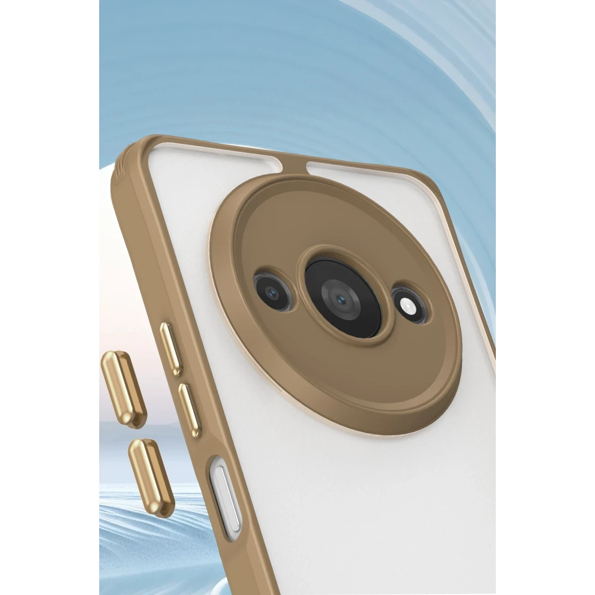 Newface Xiaomi Redmi A3 4G Kılıf Penta Silikon Kılıf - Siyah — görsel 6