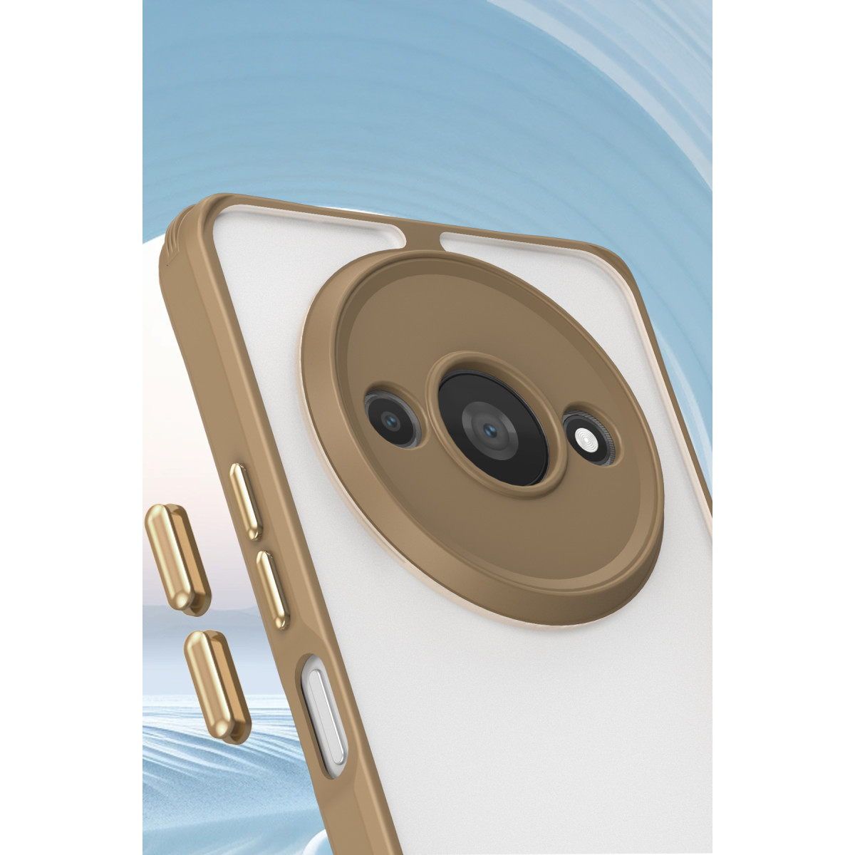 Newface Xiaomi Redmi A3 4G Kılıf Penta Silikon Kılıf - Siyah — görsel 10