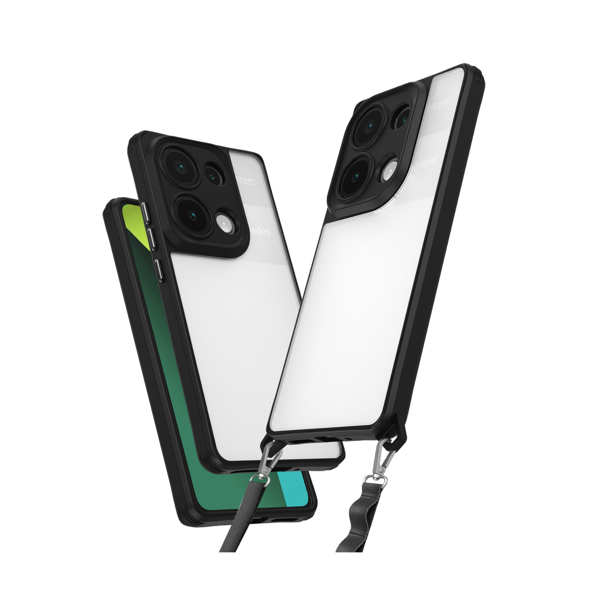 Newface Xiaomi Redmi Note 13 Pro 4G Kılıf Penta Silikon Kılıf - Siyah — görsel 9