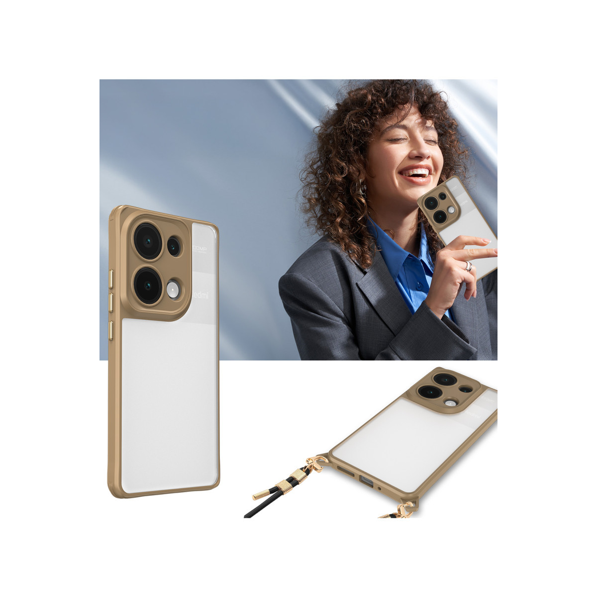 Newface Xiaomi Redmi Note 13 Pro 4G Kılıf Penta Silikon Kılıf - Siyah — görsel 11