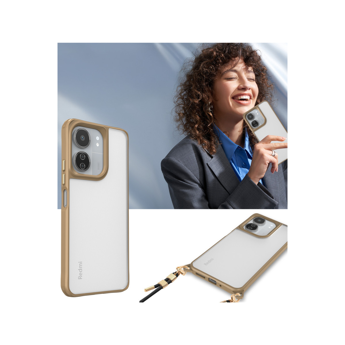 Newface Xiaomi Redmi 13C Kılıf Penta Silikon Kılıf - Siyah — görsel 9