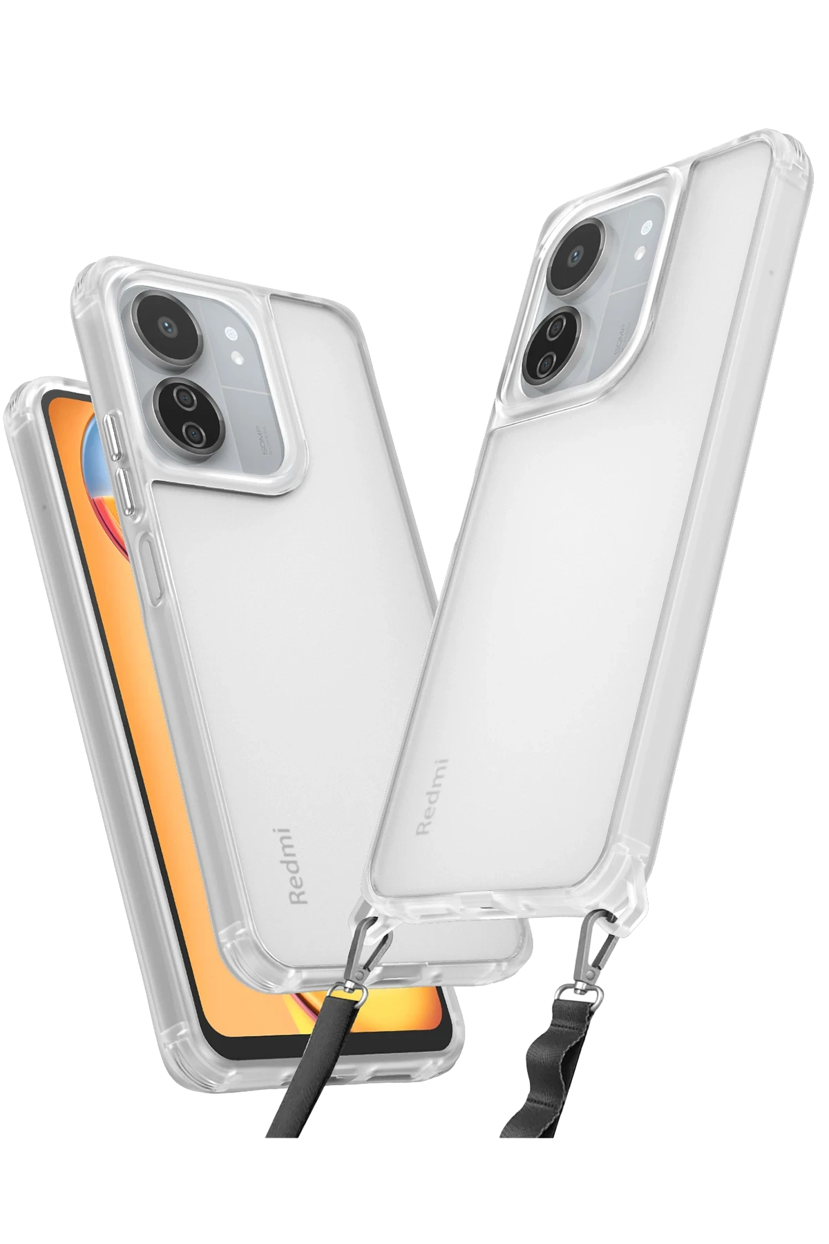 Newface Xiaomi Redmi 13C Kılıf Penta Silikon Kılıf - Şeffaf
