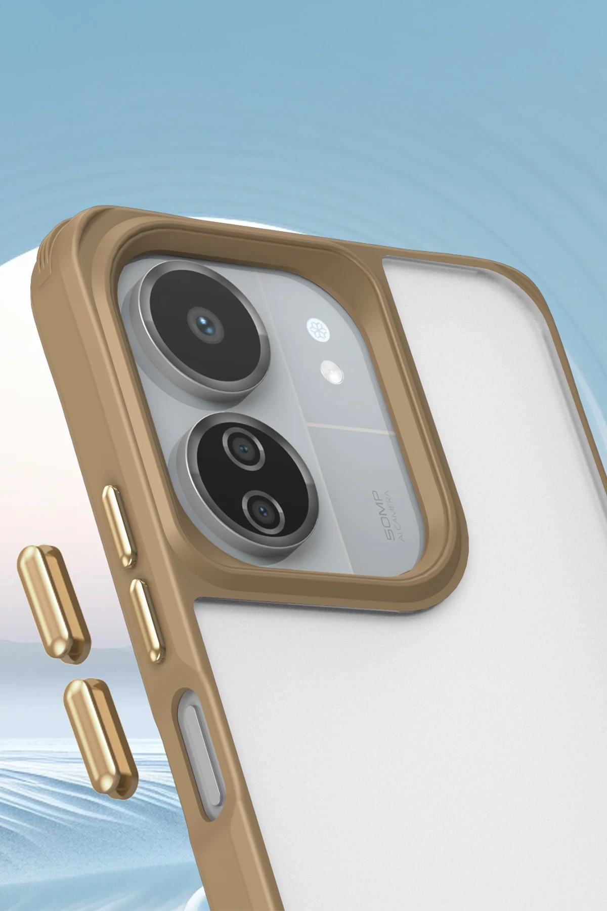 Newface Xiaomi Redmi 13C Kılıf Penta Silikon Kılıf - Şeffaf