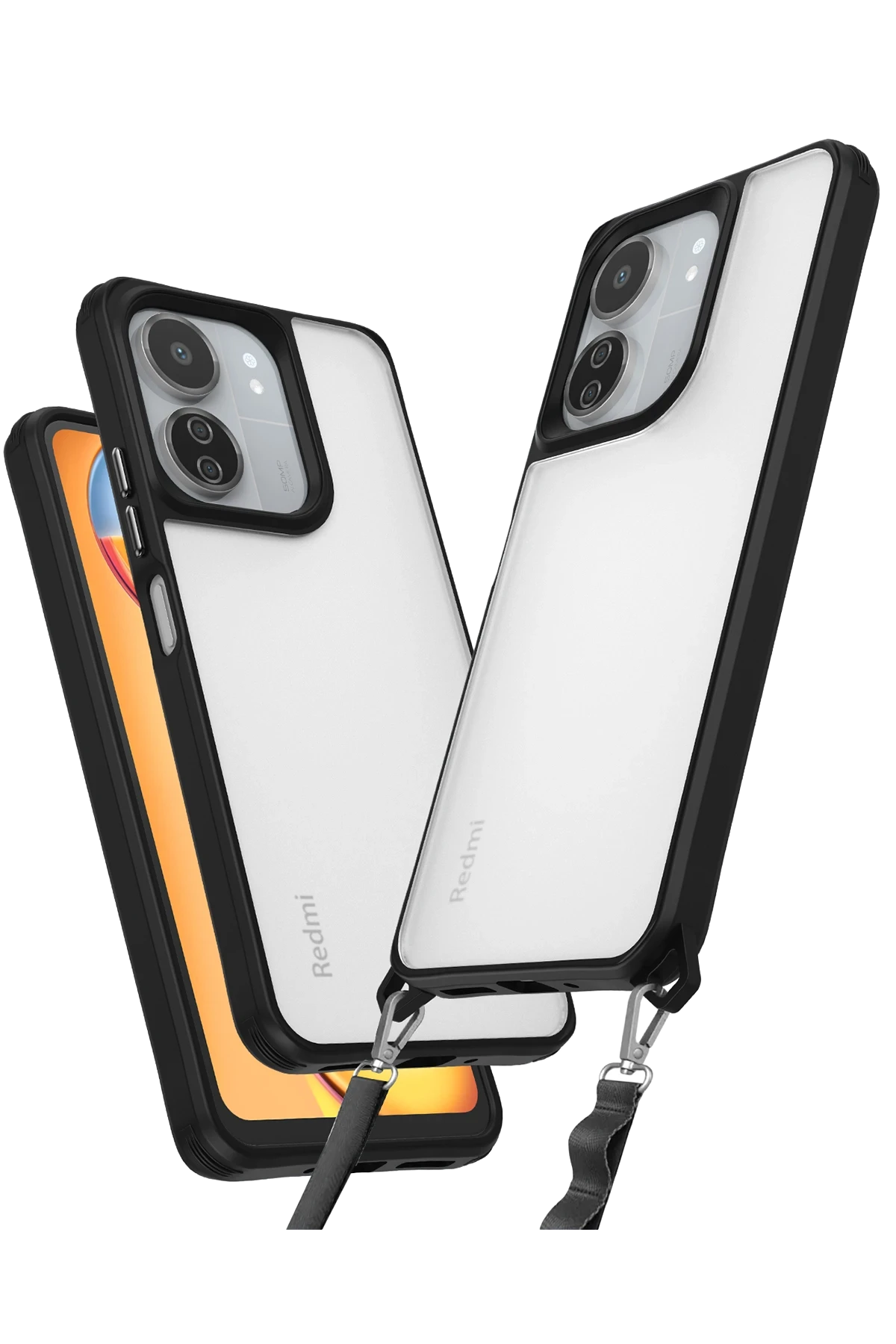 Newface Xiaomi Redmi 13C Kılıf Penta Silikon Kılıf - Şeffaf