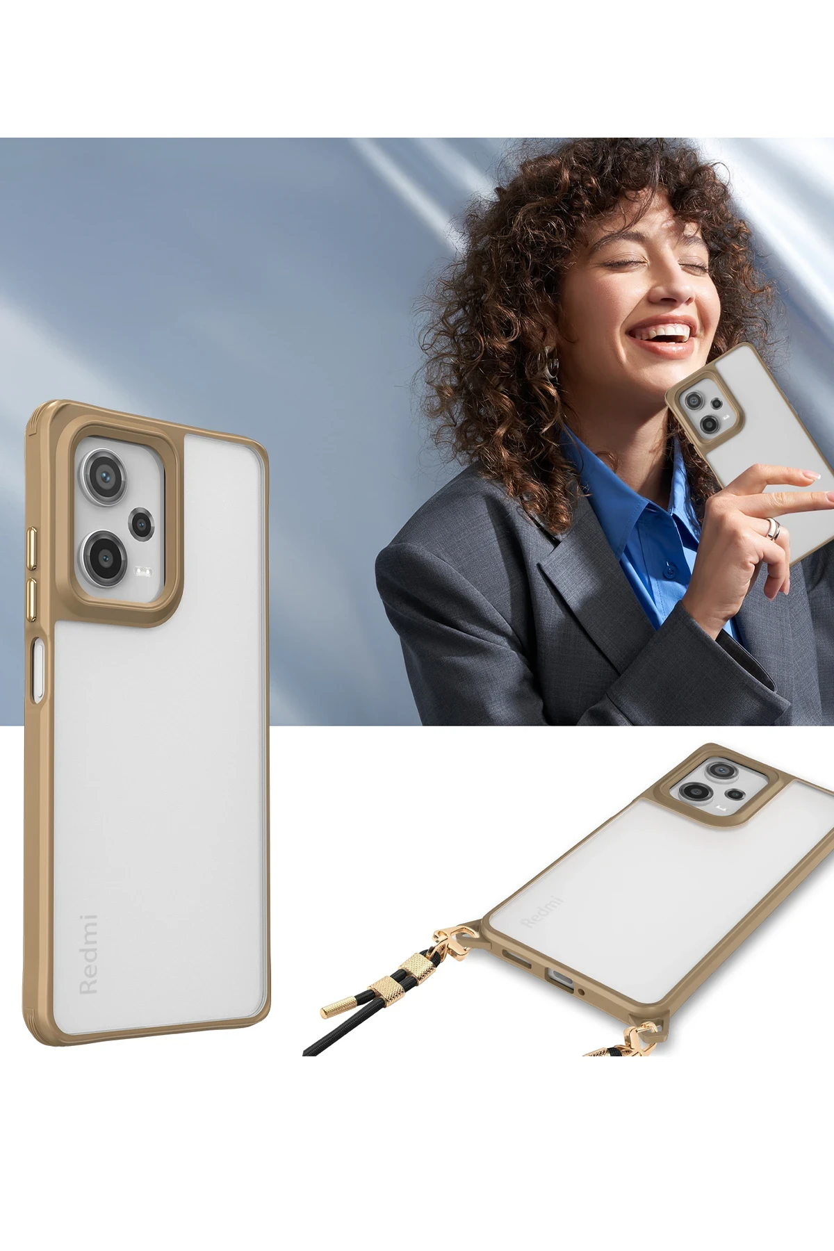 Newface Xiaomi Redmi Note 12 Pro 5G Kılıf Penta Silikon Kılıf - Siyah