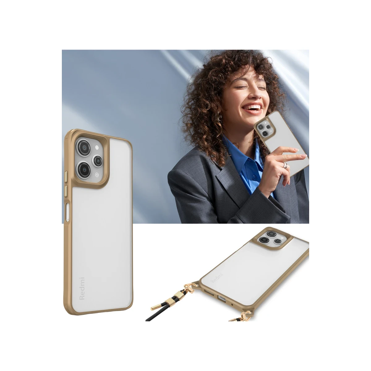 Newface Xiaomi Redmi 12 Kılıf Penta Silikon Kılıf - Siyah — görsel 7