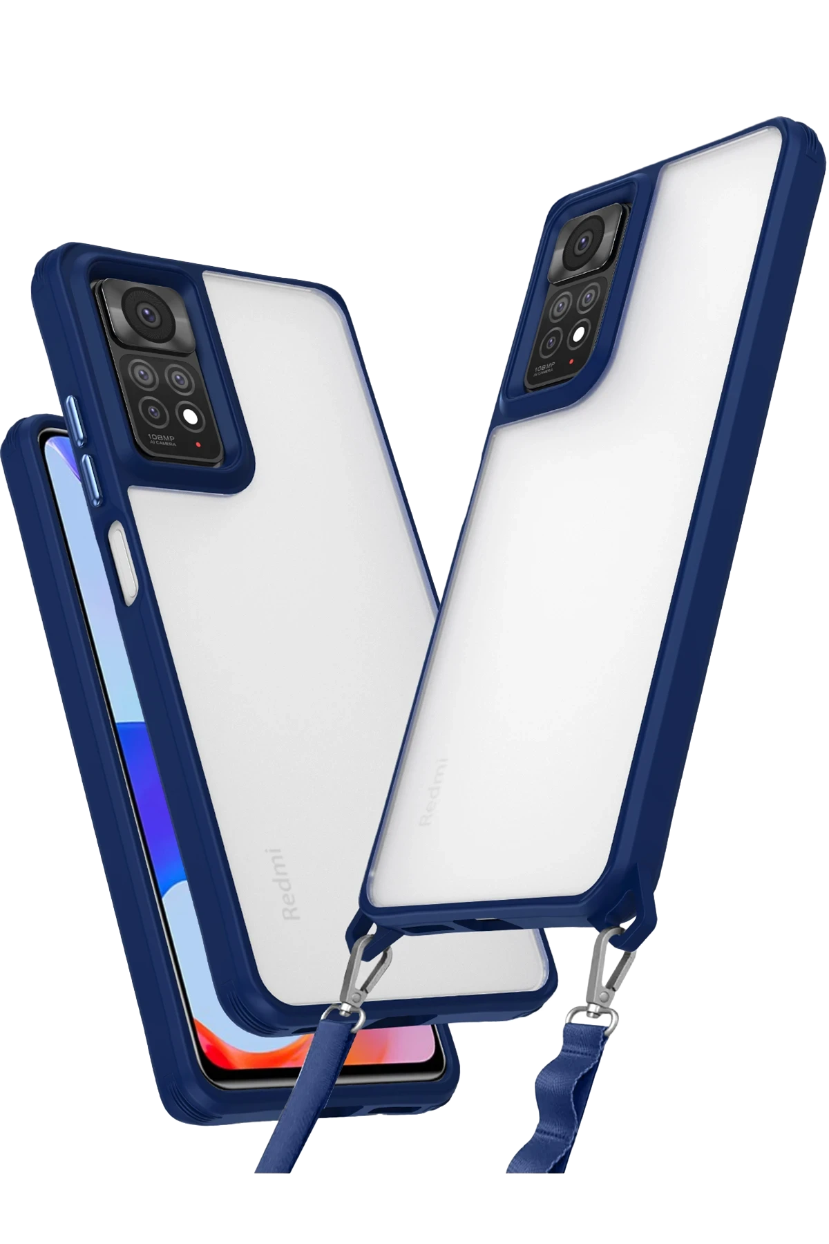 Newface Xiaomi Redmi Note 11 Pro Kılıf Penta Silikon Kılıf - Lacivert