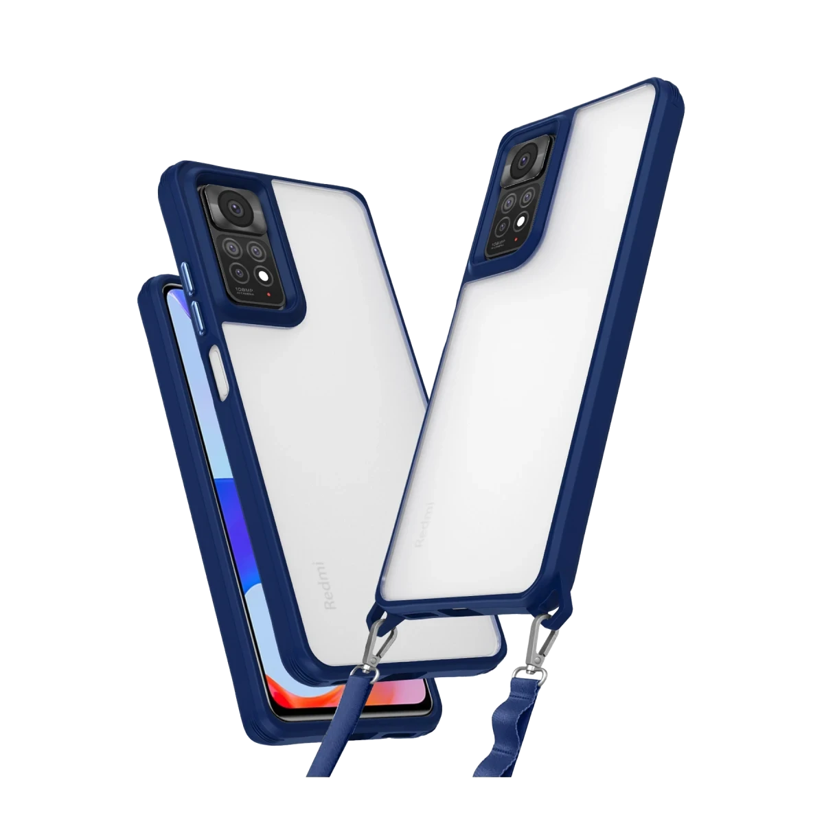 Newface Xiaomi Redmi Note 11 Pro Kılıf Penta Silikon Kılıf - Lacivert
