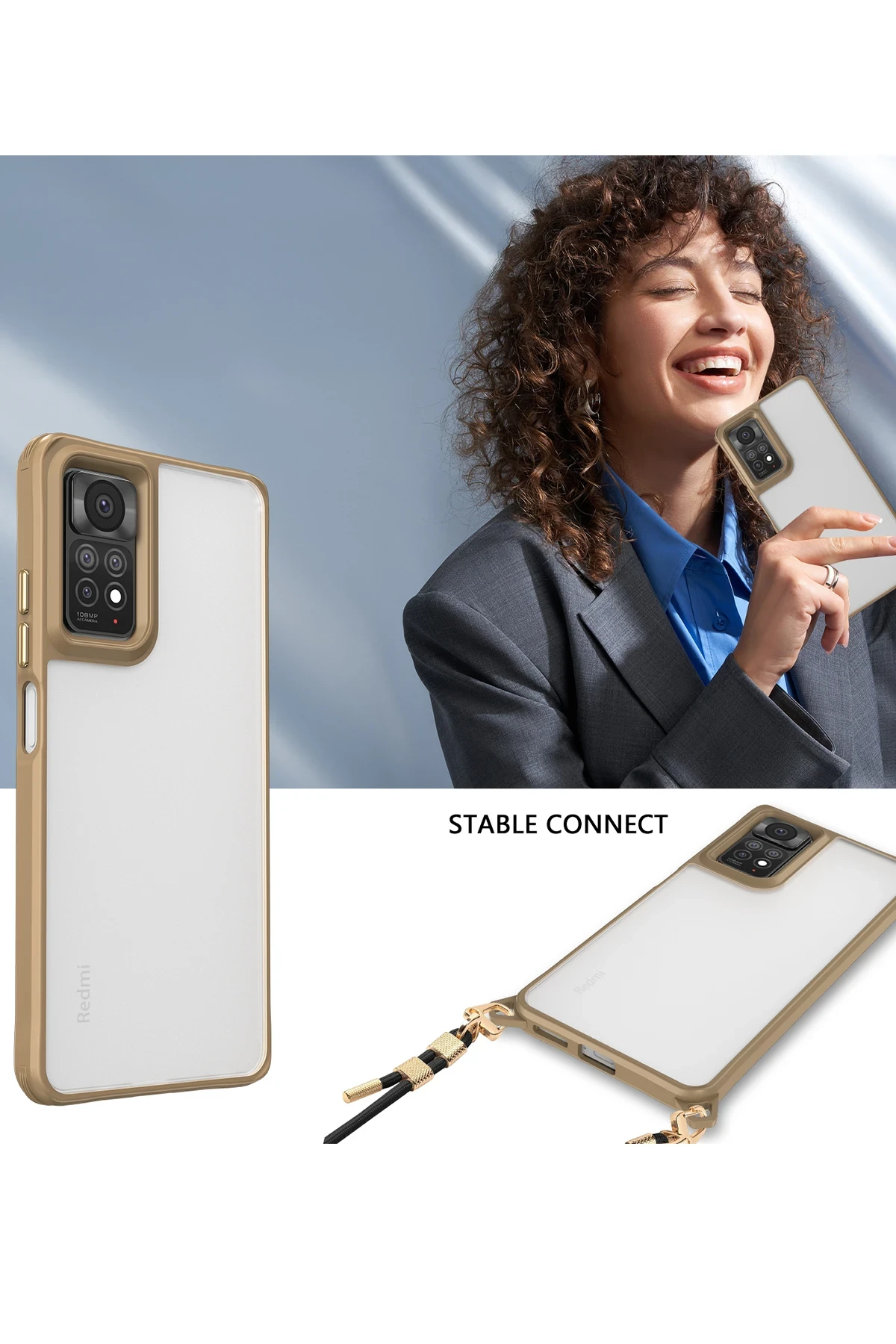 Newface Xiaomi Redmi Note 11 Pro Kılıf Penta Silikon Kılıf - Lacivert