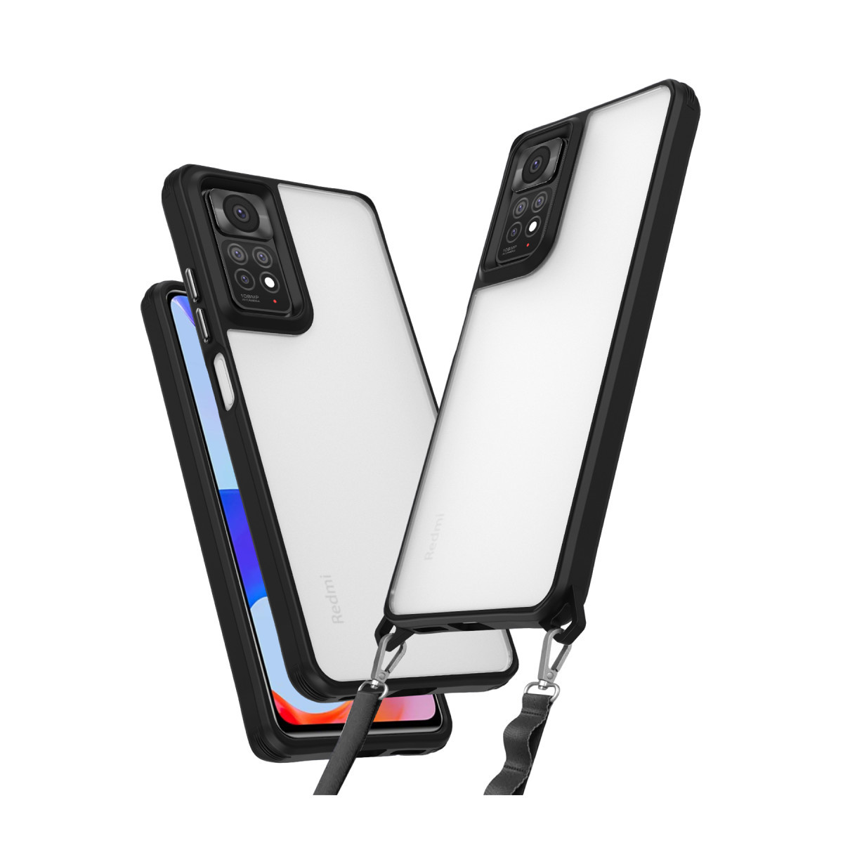 Newface Xiaomi Redmi Note 11 Pro Kılıf Penta Silikon Kılıf - Siyah — görsel 9