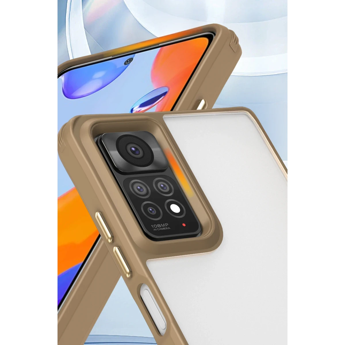 Newface Xiaomi Redmi Note 11 Pro Kılıf Penta Silikon Kılıf - Siyah — görsel 6