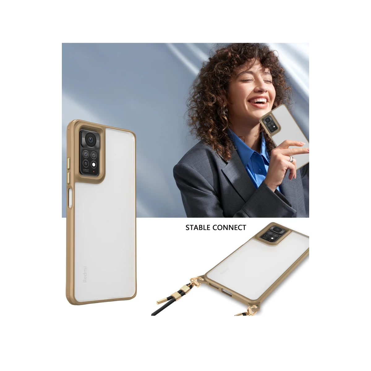 Newface Xiaomi Redmi Note 11 Pro Kılıf Penta Silikon Kılıf - Siyah — görsel 7