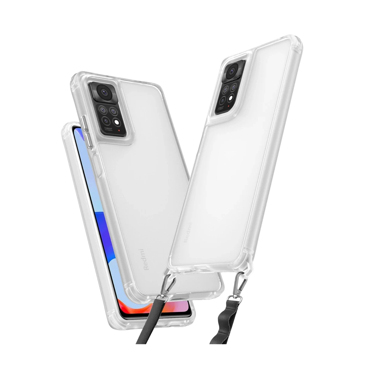 Newface Xiaomi Redmi Note 11 Pro Kılıf Penta Silikon Kılıf - Şeffaf
