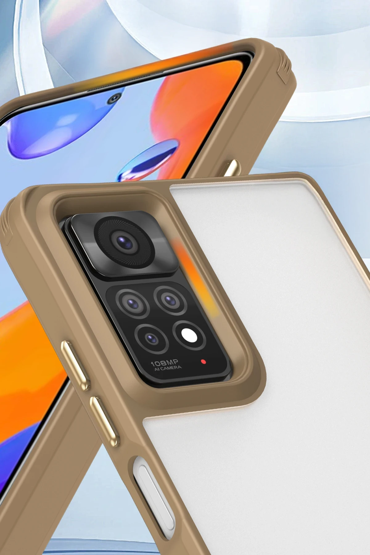 Newface Xiaomi Redmi Note 11 Pro Kılıf Penta Silikon Kılıf - Şeffaf