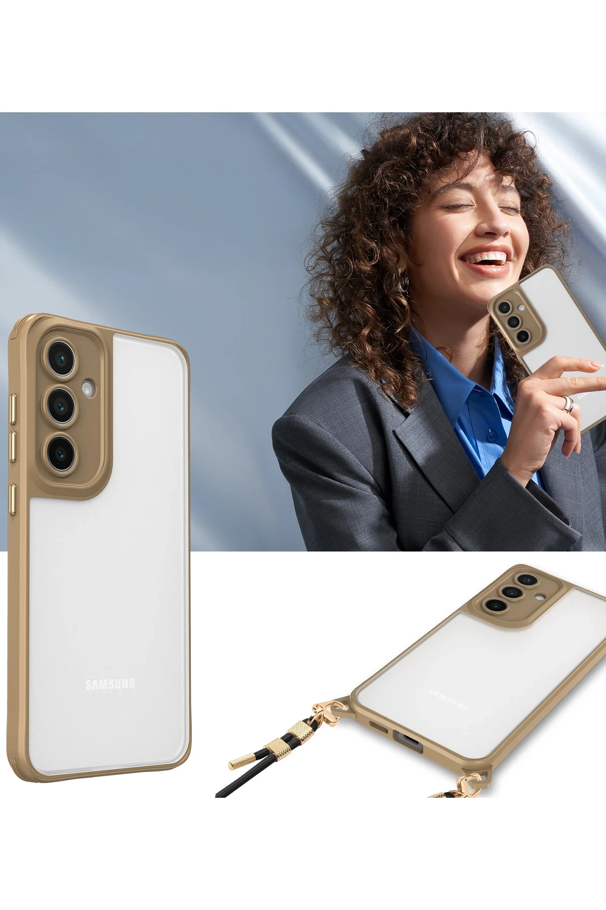 Newface Samsung Galaxy A25 5G Kılıf Penta Silikon Kılıf - Siyah