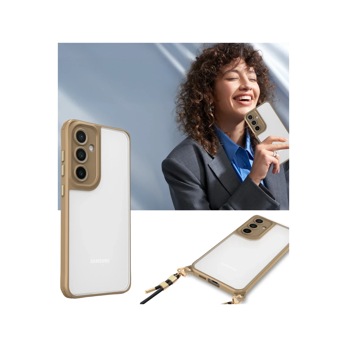 Newface Samsung Galaxy A14 4G Kılıf Penta Silikon Kılıf - Siyah — görsel 6