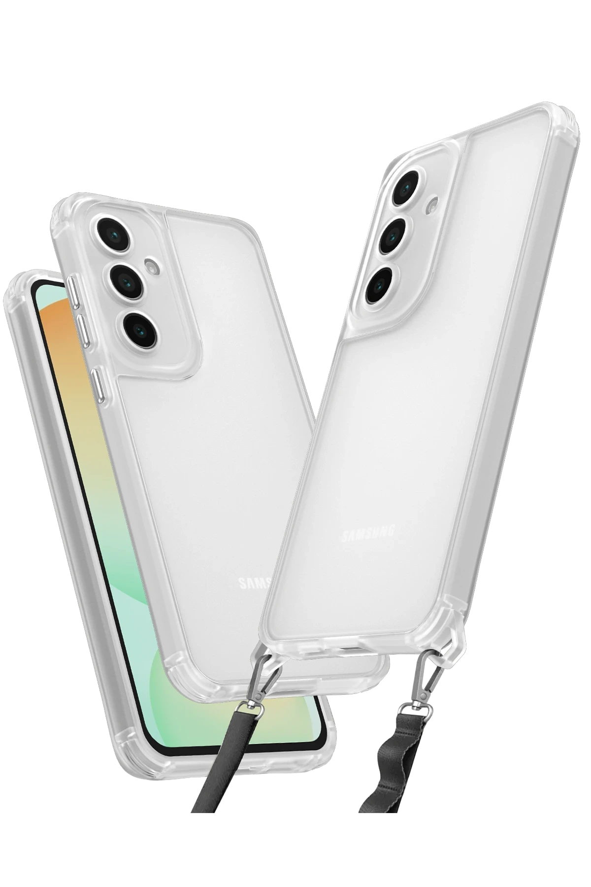 Newface Samsung Galaxy A14 4G Kılıf Penta Silikon Kılıf - Şeffaf