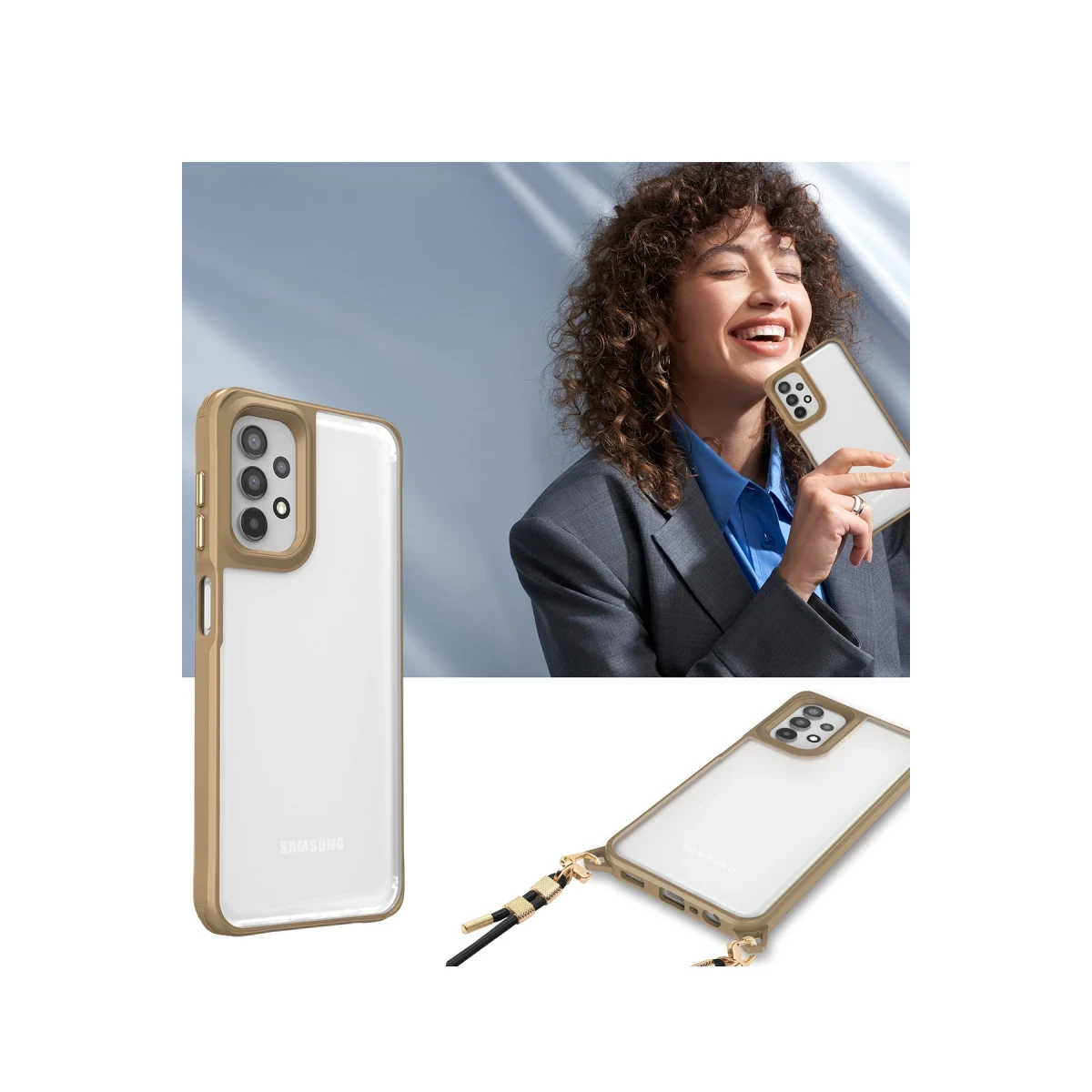 Newface Samsung Galaxy A23 4G Kılıf Penta Silikon Kılıf - Siyah — görsel 6