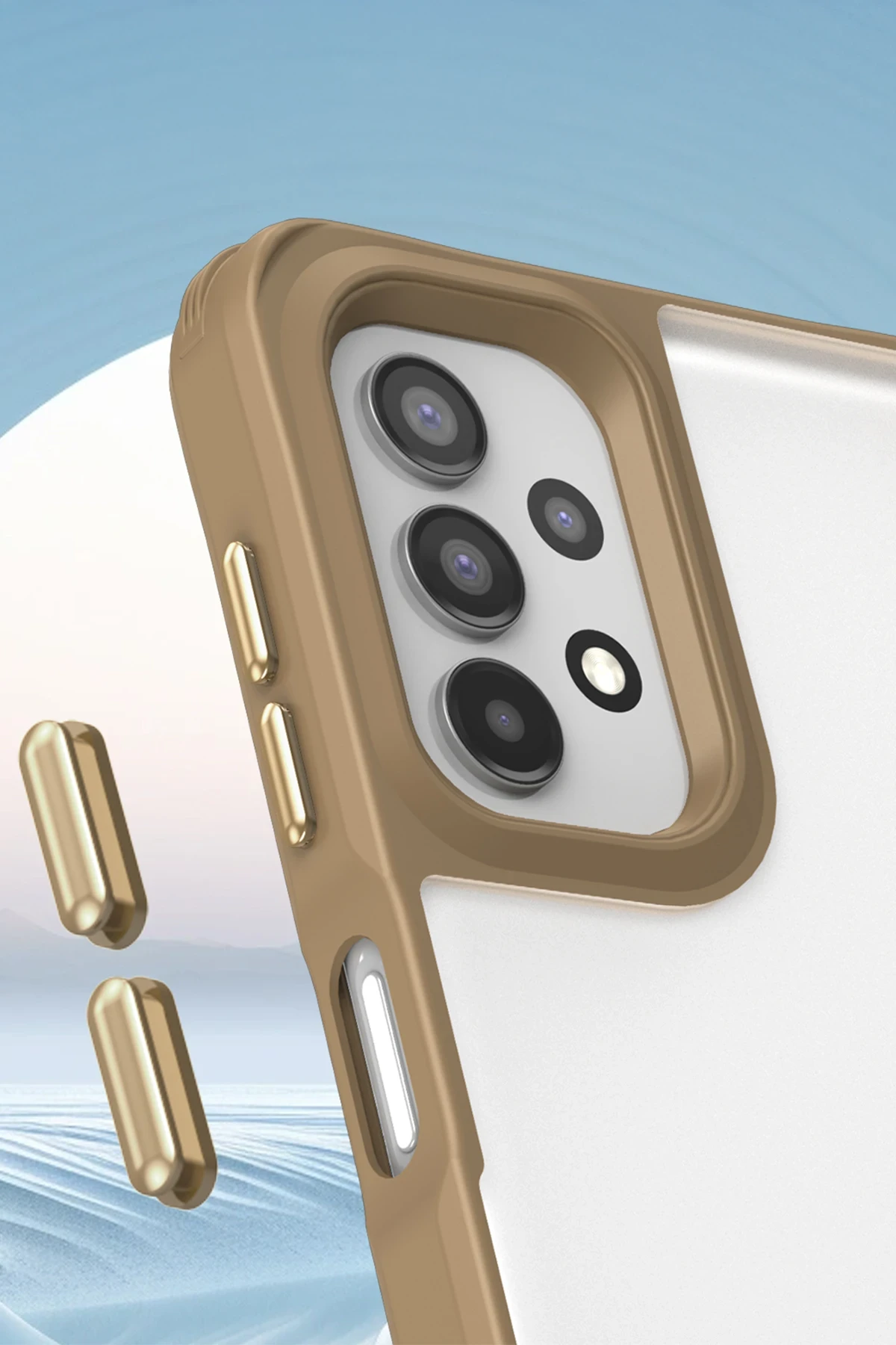 Newface Samsung Galaxy A52 Kılıf Penta Silikon Kılıf - Siyah — görsel 2