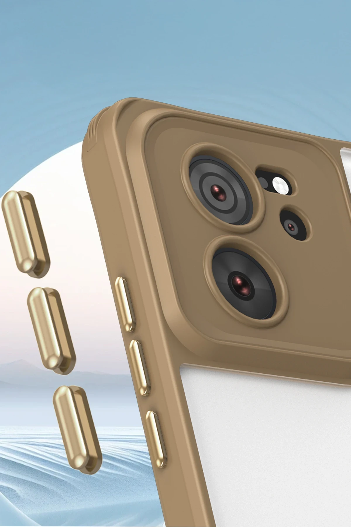 Newface Xiaomi Mi 13T Pro Kılıf Penta Silikon Kılıf - Siyah