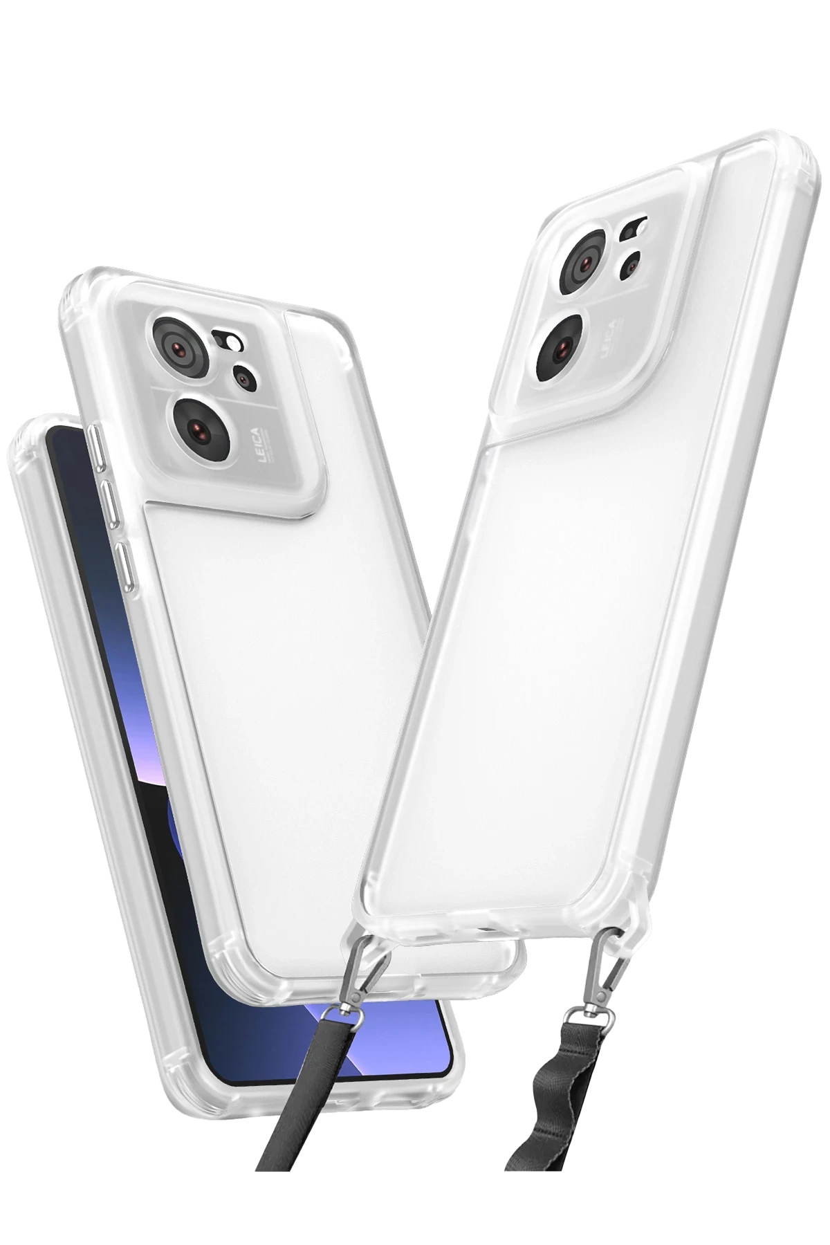 Newface Xiaomi Mi 13T Pro Kılıf Penta Silikon Kılıf - Şeffaf